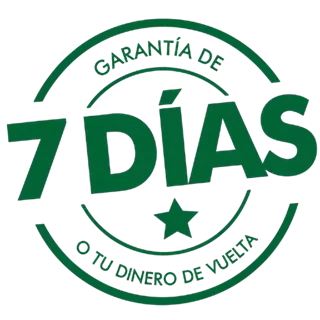 Garantía de 7 días o tu dinero de vuelta